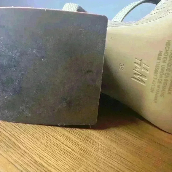 H&M Wedge Heel Sandals Tan Boho - Picture 14 of 14